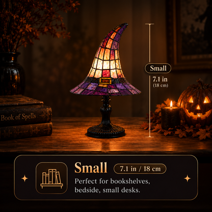 🧙‍♀️ Stained-Resin-Style Witch Hat Lamp