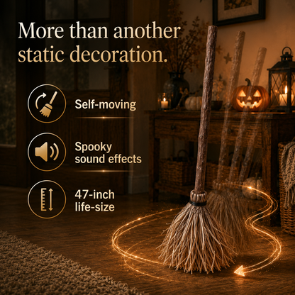 Hazels®PotterBroom Self-Moving Enchanted Broom