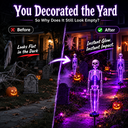 💀 Hazels® Solar Skeleton Garden Lights