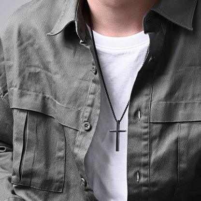 Tessa Personalized Cross Necklace