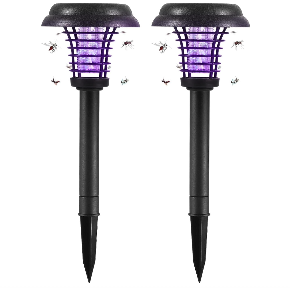 2-IN-1 SOLAR PATH LIGHT + BUG-ZAPPING MODE