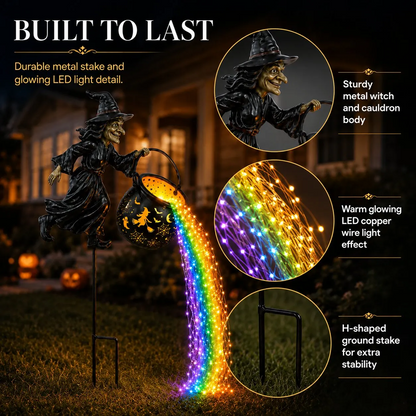 Early Halloween Special 49% OFF🎃Halloween Witch Cauldron Garden Light