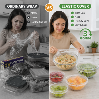 ⏳LAST DAY SALE 50% OFF!!🔥Hazels® Disposable Stretch Food Covers for Bowls & Plates
