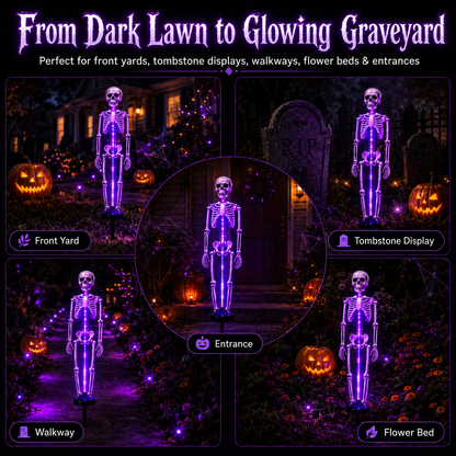 💀 Hazels® Solar Skeleton Garden Lights