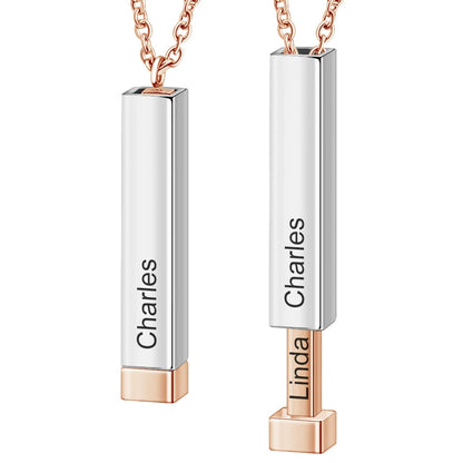 Evelyn Personalized Hidden Message Necklace