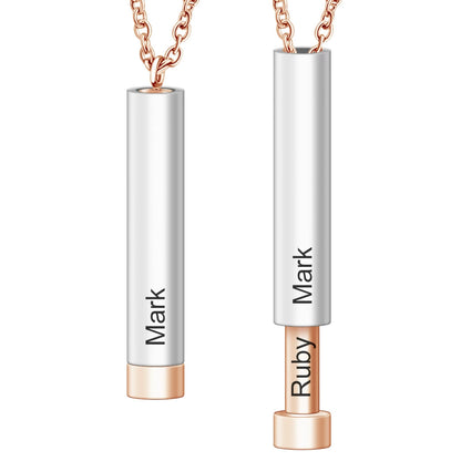 Evelyn Personalized Hidden Message Necklace