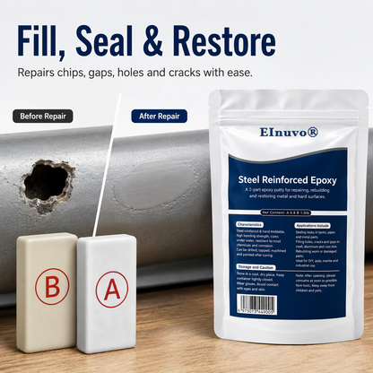 💥SAVE 50% NOW🏠 Hazels® Steel Reinforced Epoxy Repair Putty — Universal Glue for Metal, Wood, Plastic