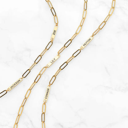 Chloe Multi-Name Pendant Necklace