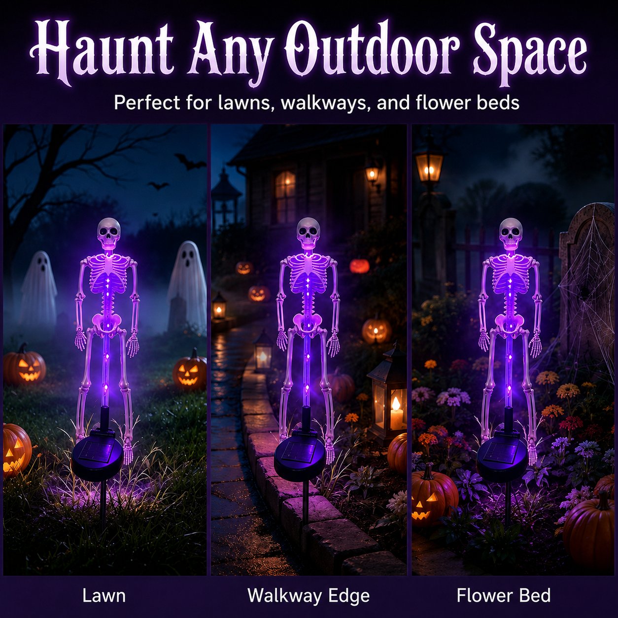 💀 Hazels® Solar Skeleton Garden Lights