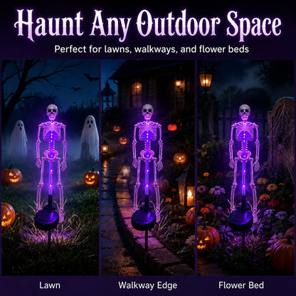 💀 Hazels® Solar Skeleton Garden Lights
