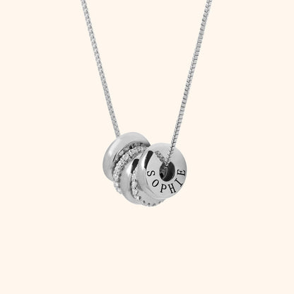 Peyton Personalized Beaded Necklace