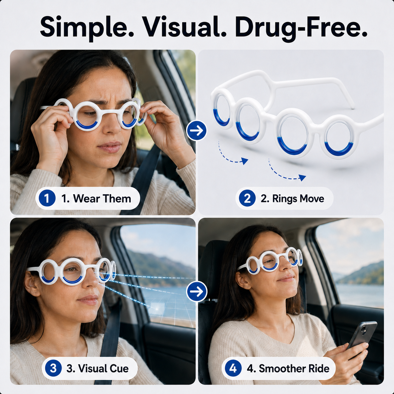 Hazels® Motion Relief Glasses