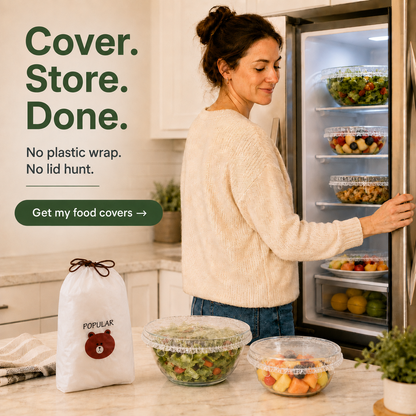 ⏳LAST DAY SALE 50% OFF!!🔥Hazels® Disposable Stretch Food Covers for Bowls & Plates