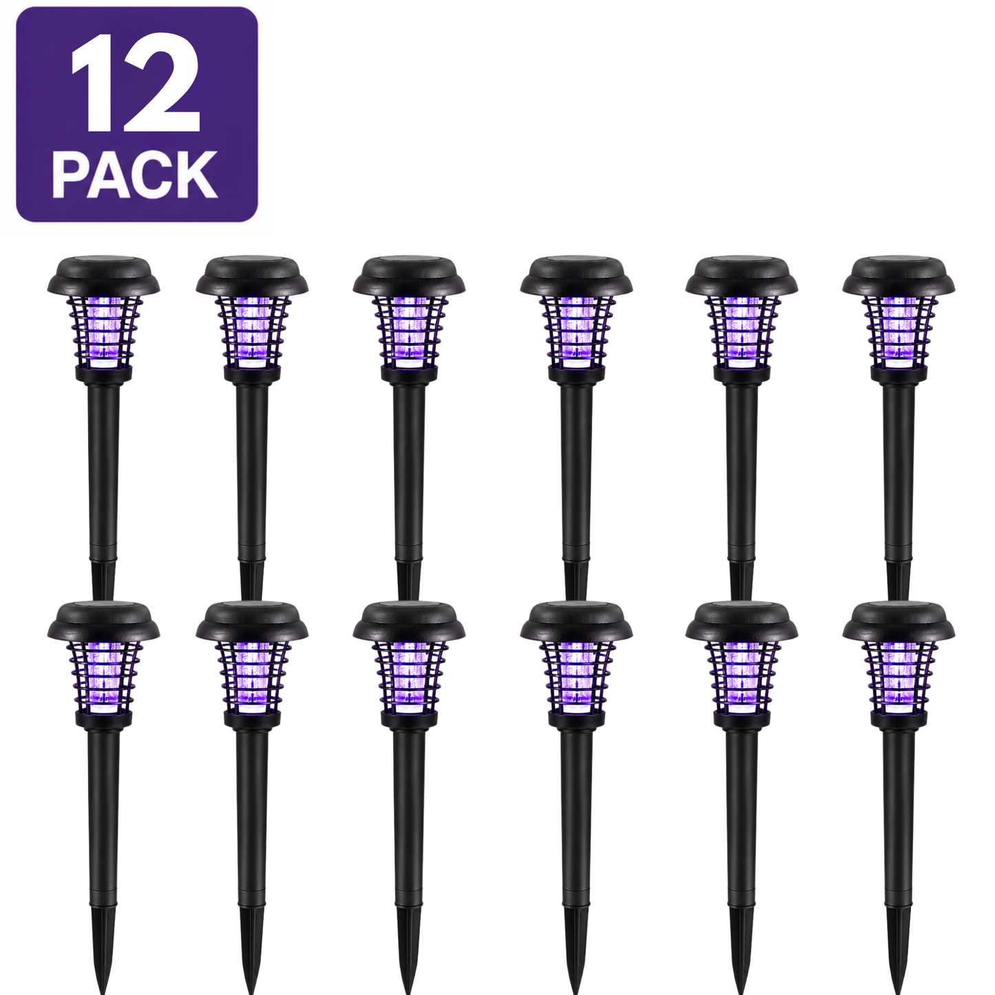2-IN-1 SOLAR PATH LIGHT + BUG-ZAPPING MODE