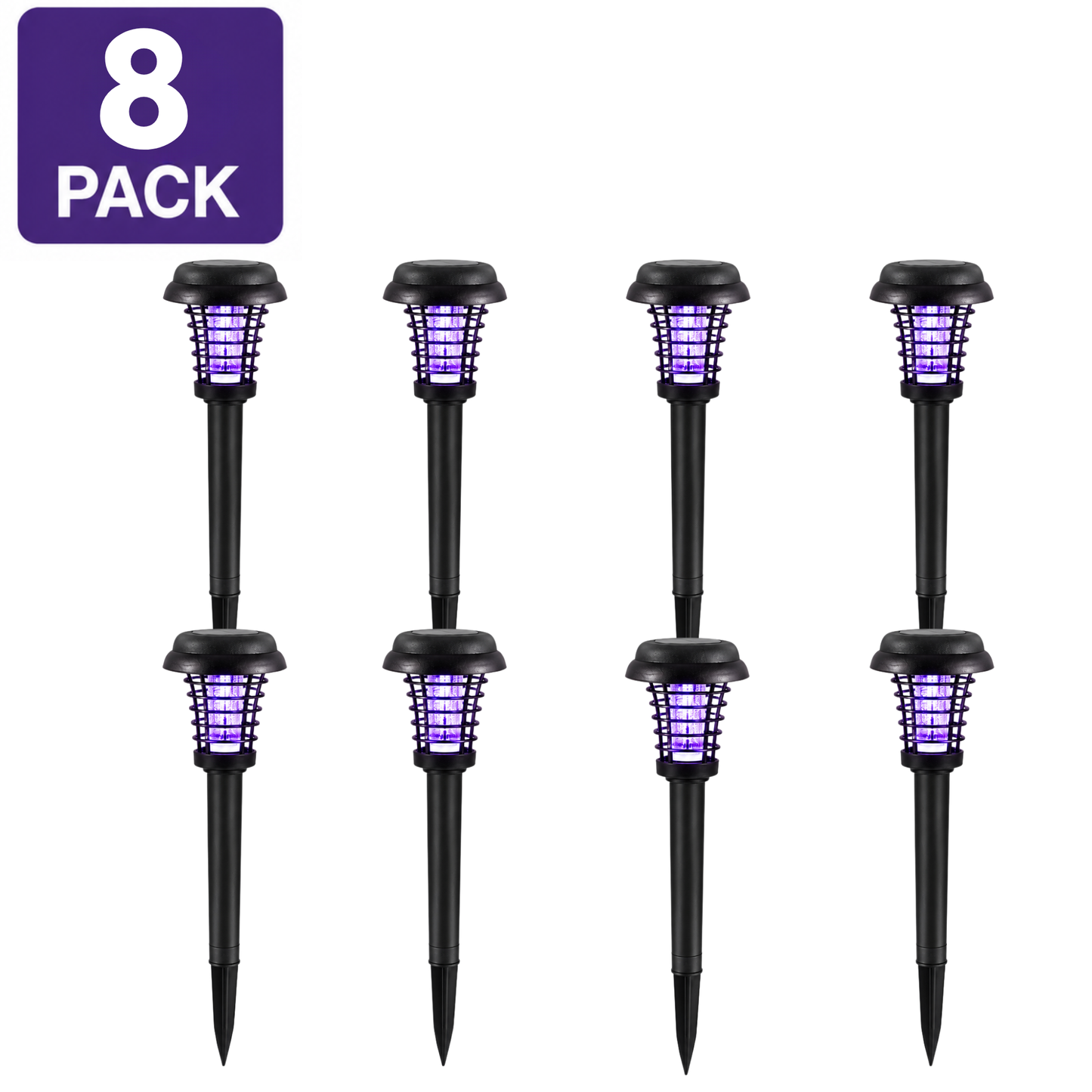 2-IN-1 SOLAR PATH LIGHT + BUG-ZAPPING MODE