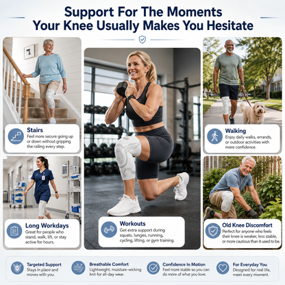 Hazels® Advanced Adjustable Multi-Function Sports Knee Support Brace