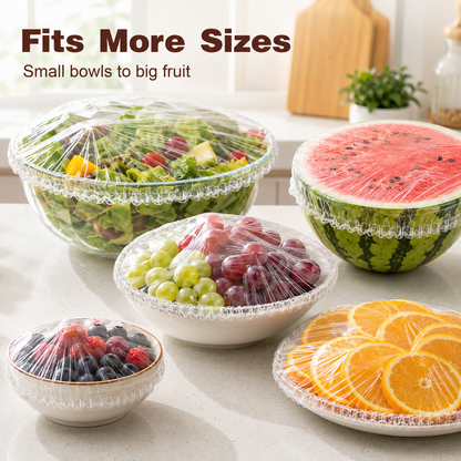 ⏳LAST DAY SALE 50% OFF!!🔥Hazels® Disposable Stretch Food Covers for Bowls & Plates