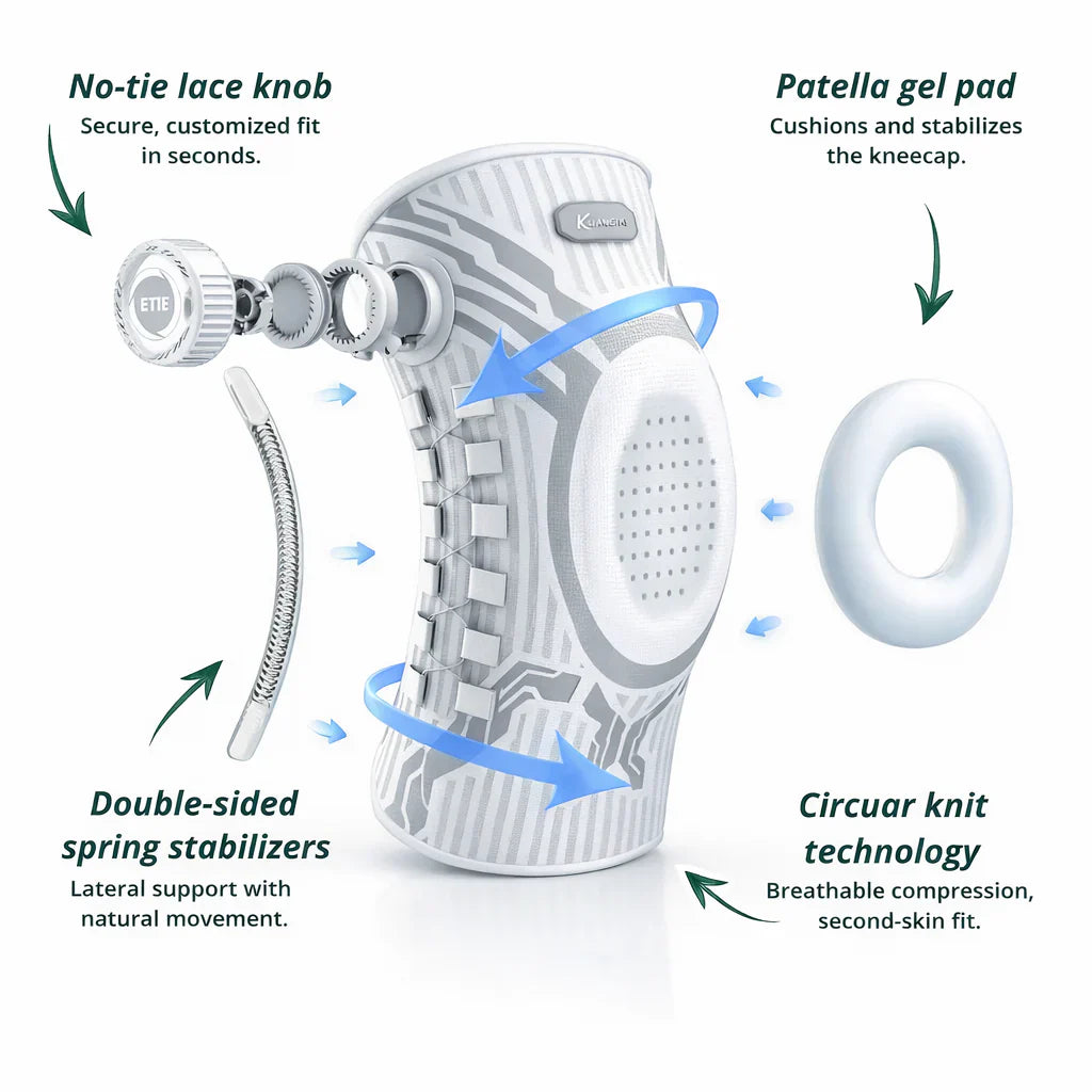 Hazels® Advanced Adjustable Multi-Function Sports Knee Support Brace