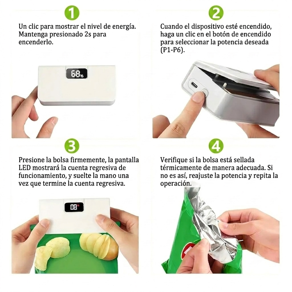 Sellador Magnético Recargable