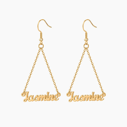 Aleyna Name Dangle Earrings
