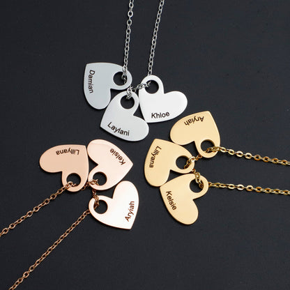 Madelyn Triple-Heart Necklace