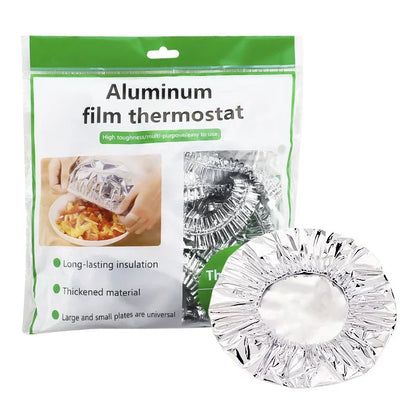 2026🔥LAST DAY SALE 74% OFF Home dining table & food container aluminum foil heat-retaining cover (Copy)