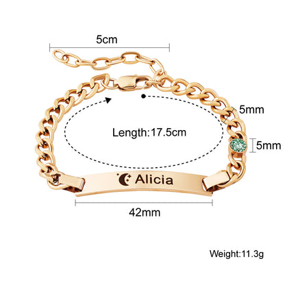 Aylani Engraved Bracelet