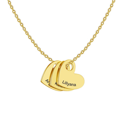 Madelyn Triple-Heart Necklace