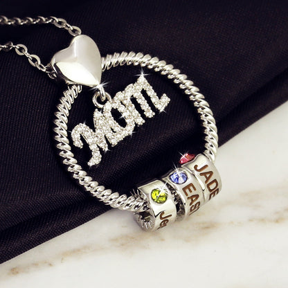 Irene Colorful Rhinestone Necklace