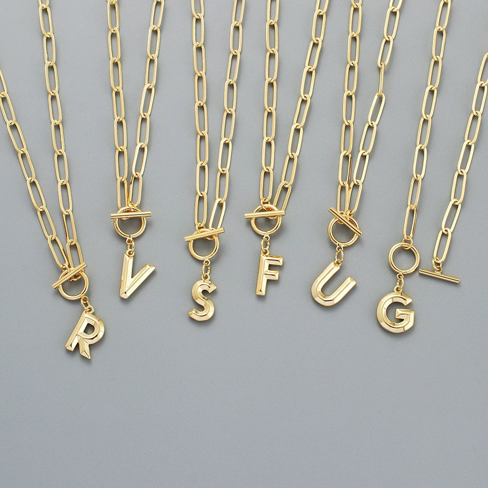 Riley Letter Initial Necklace