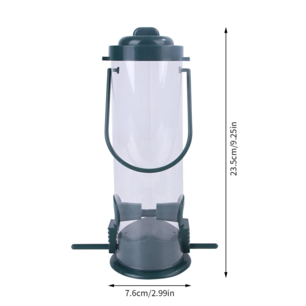 Multiple Holes Bird seed Feeder Outdoor Hanging seed Dispenser