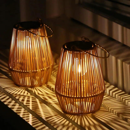 🎄 Christmas Sale 49% OFF 🎄 Kaliiqo™ Solar Radiant Rattan Glow Lantern