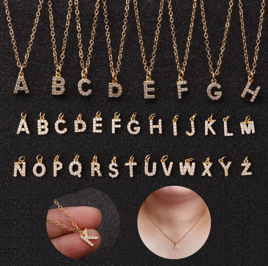 Aspen Initial Pendant Necklace