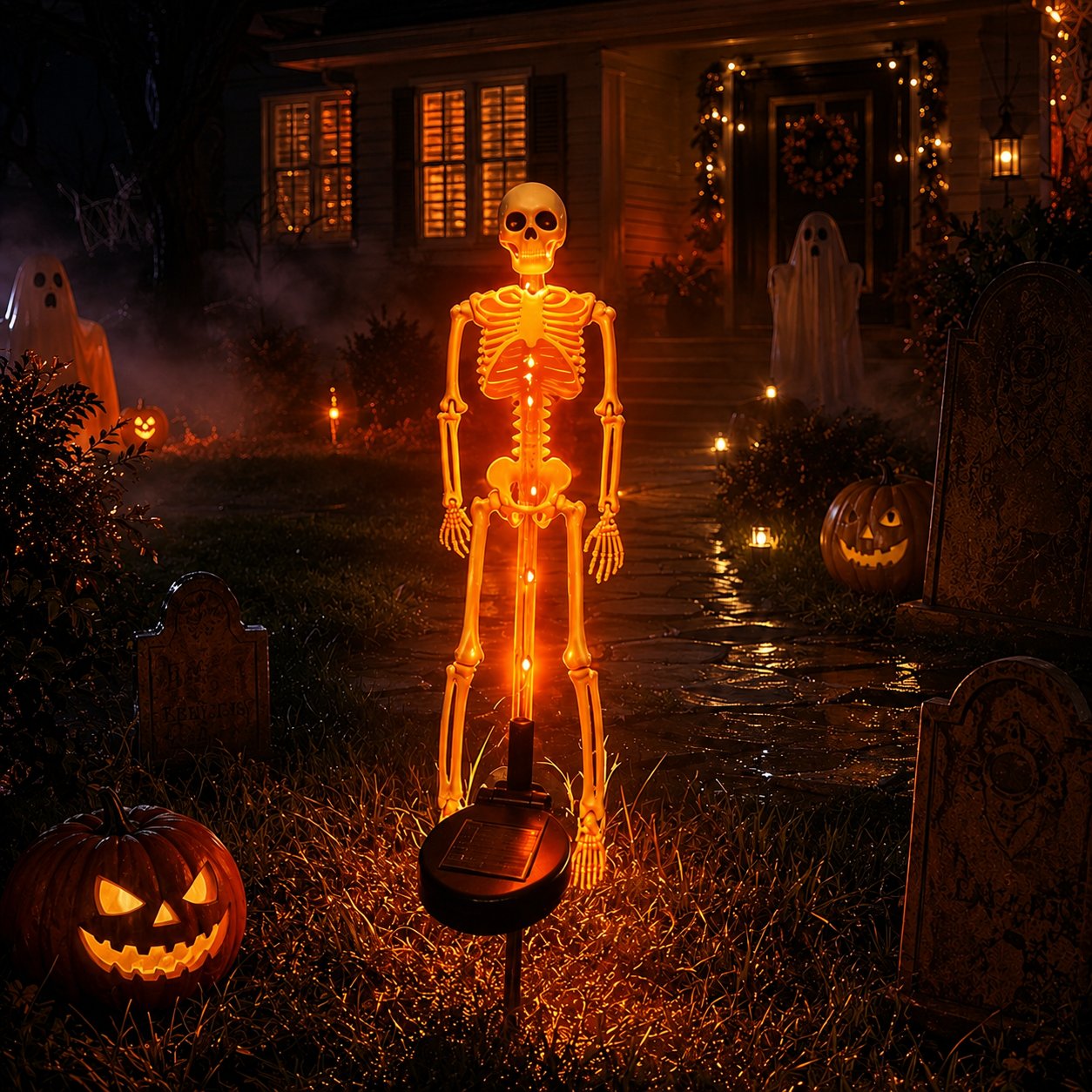 💀 Hazels® Solar Skeleton Garden Lights