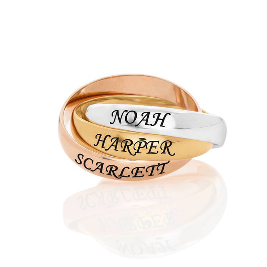 Zoe Russian Triple Ring
