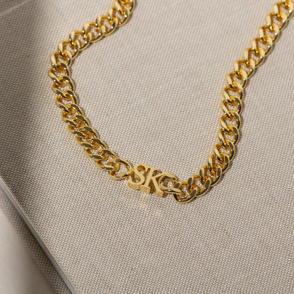 Luka Initials Cuban Chain