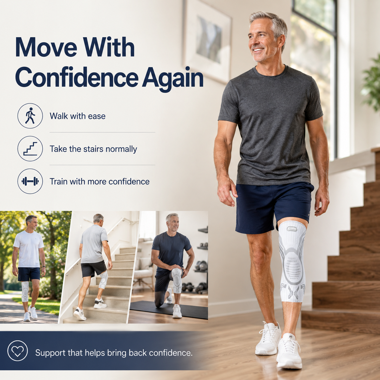 Hazels® Advanced Adjustable Multi-Function Sports Knee Support Brace