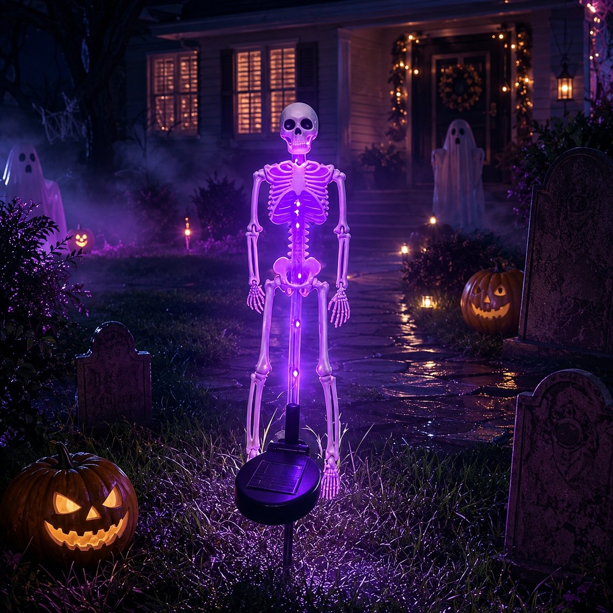 💀 Hazels® Solar Skeleton Garden Lights