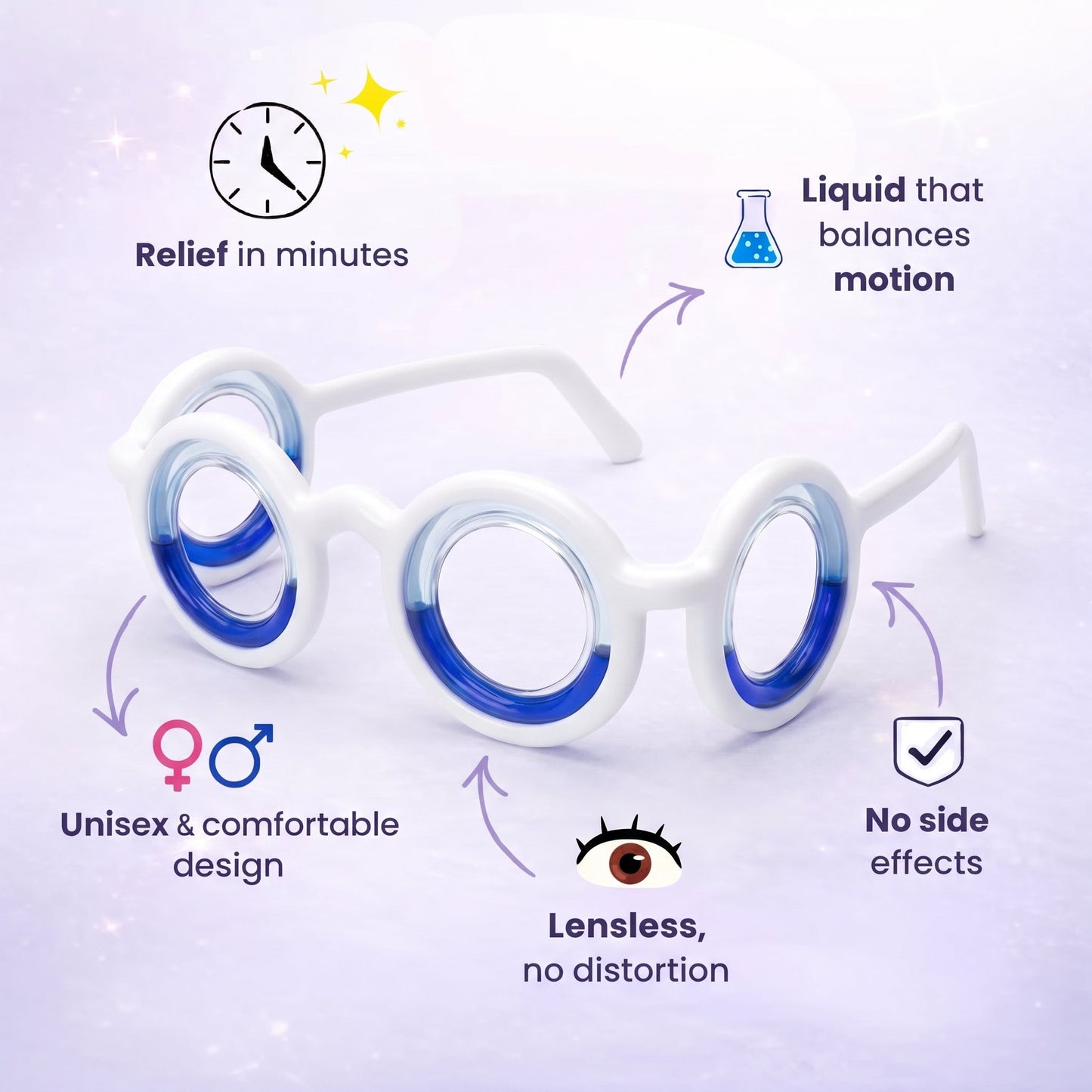 Hazels® Motion Relief Glasses