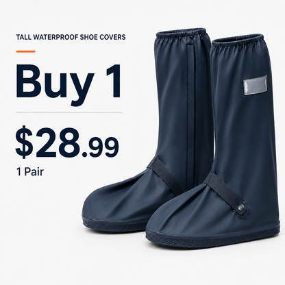 Hazels® Foldable Waterproof Boot Covers – Stay Dry in Rain, Mud & Snow