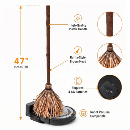 Hazels®PotterBroom Self-Moving Enchanted Broom