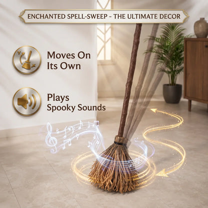 Hazels®PotterBroom Self-Moving Enchanted Broom