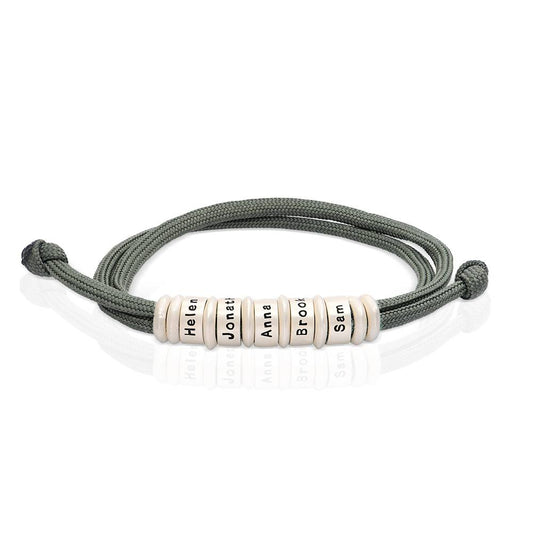 Lucy Cord Bracelet with Custom Beads