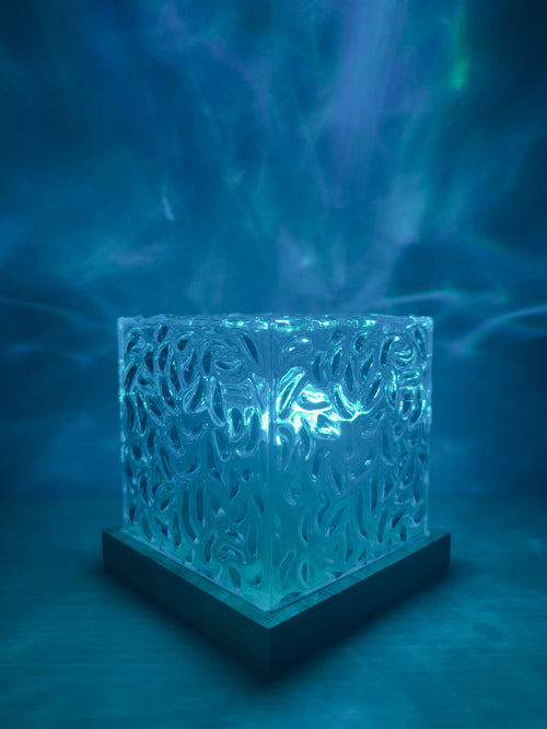 Ocean Aurora Lamp with Remote – 16 Ocean Wave Colors Lamp